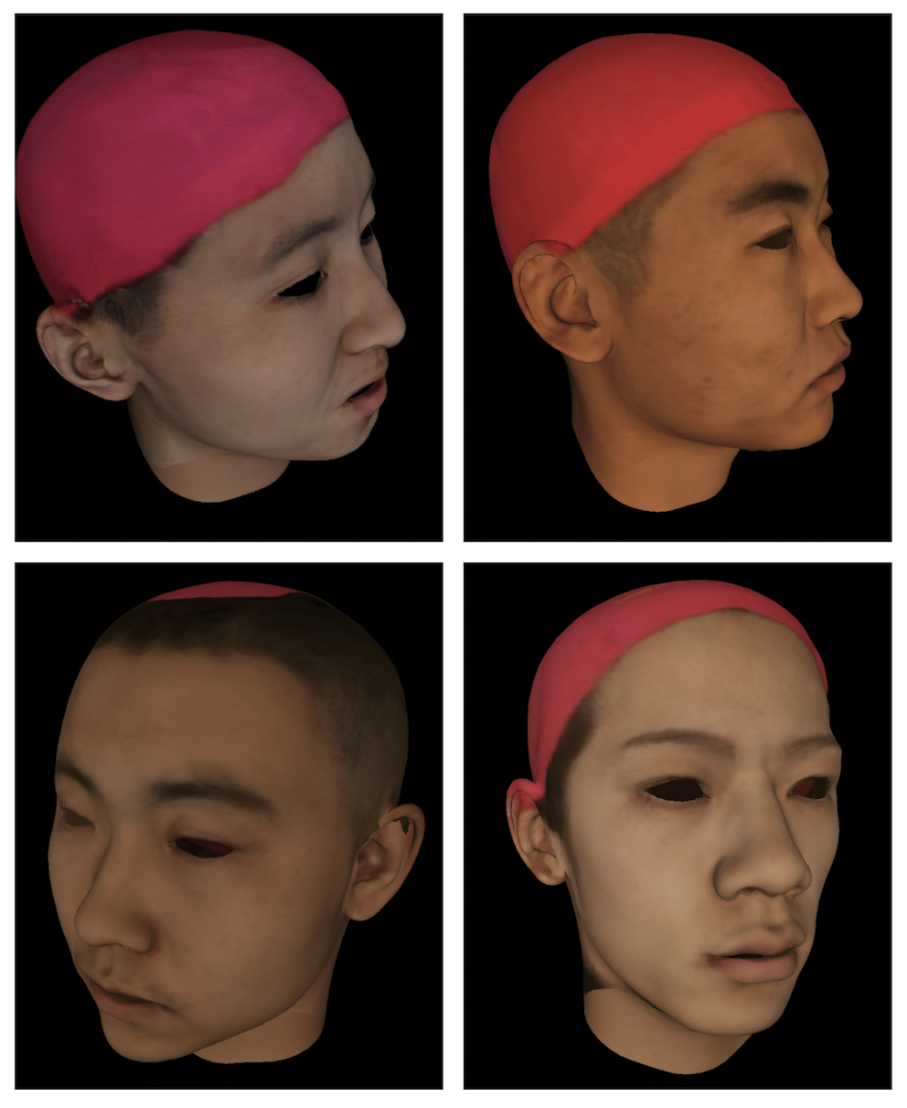 3DFaceCAM teaser